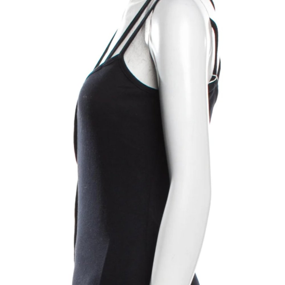 Courreges Colorblock Pattern Square Neckline Top - image 2